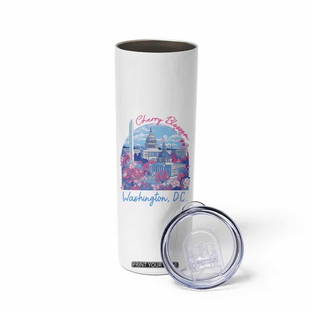 Washington DC Lover Skinny Tumbler Cherry Blossom TS09 Print Your Wear