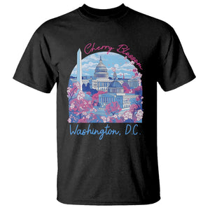 Washington DC Lover Cherry Blossom T Shirt TS09 Black Print Your Wear