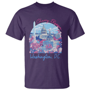 Washington DC Lover Cherry Blossom T Shirt TS09 Purple Print Your Wear