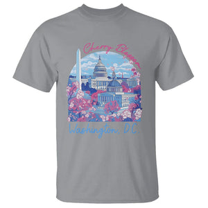 Washington DC Lover Cherry Blossom T Shirt TS09 Sport Gray Print Your Wear