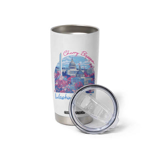Washington DC Lover Tumbler Cup Cherry Blossom TS09 Print Your Wear