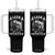 Alaska Tumbler With Handle The Last Frontier Bear Home Vintage TS09 One Size: 40 oz Black Print Your Wear