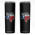 Texas Home State Map Distressed Flag Skinny Tumbler TS09 Black Print Your Wear