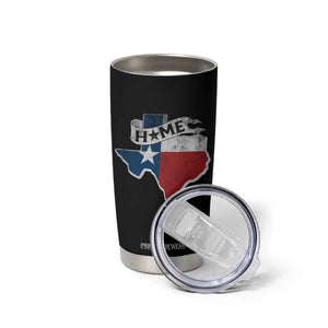 Texas Home State Map Distressed Flag Tumbler Cup TS09 Print Your Wear