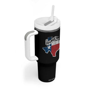 Texas Home State Map Distressed Flag Tumbler With Handle TS09 Print Your Wear