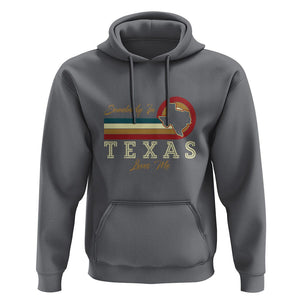Retro Somebody In Texas Loves Me Hoodie TS09 Charcoal Print Your Wear