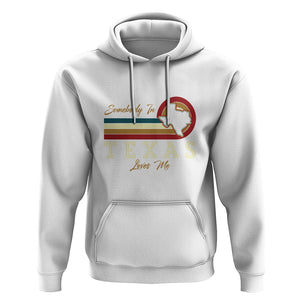 Retro Somebody In Texas Loves Me Hoodie TS09 White Print Your Wear