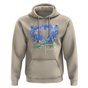 God Bless Texas Bluebonnet Hoodie TS09 Sand Print Your Wear