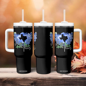 God Bless Texas Bluebonnet Tumbler With Handle TS09 Print Your Wear