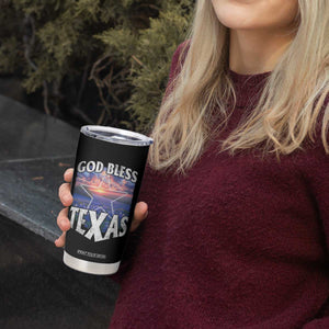 Bluebonnet Field God Bless Texas Tumbler Cup TS09 Print Your Wear