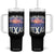 Bluebonnet Field God Bless Texas Tumbler With Handle TS09 One Size: 40 oz Black Print Your Wear