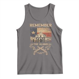 Texas Tank Top Remember The Alamo San Antonio 1836 TS09 Deep Heather Print Your Wear