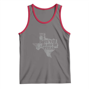 I Love You As Big As Texas Tank Top TS09 Deep Heather Red Print Your Wear