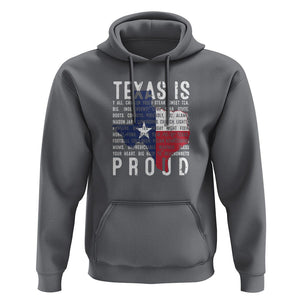 Texas Hoodie Proud Taxan List Of Words That Describe Texas TS09 Charcoal Print Your Wear
