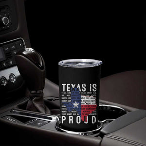 Texas Tumbler Cup Proud Taxan List Of Words That Describe Texas TS09 Print Your Wear