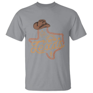It's Better In Texas Retro Western Cowboy T Shirt TS09 Sport Gray Print Your Wear