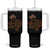It's Better In Texas Retro Western Cowboy Tumbler With Handle TS09 One Size: 40 oz Black Print Your Wear