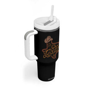 It's Better In Texas Retro Western Cowboy Tumbler With Handle TS09 Print Your Wear