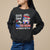 Cute Until My Puerto Rican Comes Out Messy Bun Women Girl Sweatshirt TS09 Black Print Your Wear