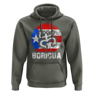 Puerto Rico Boricua Coqui Hoodie TS09 Military Green Print Your Wear