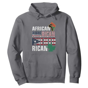 African American Puerto Rican Coqui Hoodie TS09 Charcoal Print Your Wear