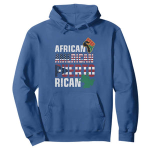 African American Puerto Rican Coqui Hoodie TS09 Royal Blue Print Your Wear