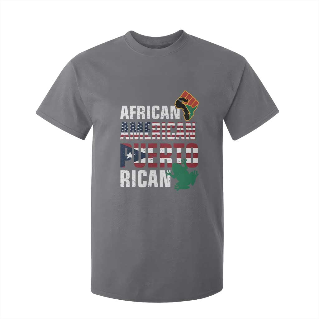 African American Puerto Rican Pride T Shirt For Kid TS09 Charcoal Print Your Wear