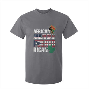 African American Puerto Rican Pride T Shirt For Kid TS09 Charcoal Print Your Wear