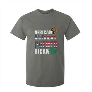 African American Puerto Rican Pride T Shirt For Kid TS09 Military Green Print Your Wear