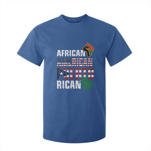 African American Puerto Rican Pride T Shirt For Kid TS09 Royal Blue Print Your Wear