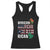African American Puerto Rican Pride Racerback Tank Top TS09 Black Print Your Wear