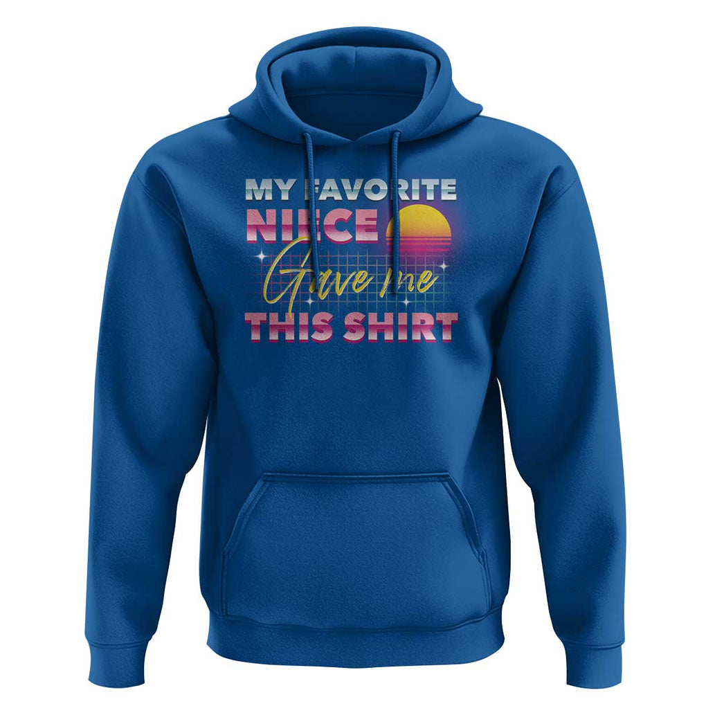 My Favorite Niece Gave Me This Hoodie Funny Aunts And Uncles Day TS09 Royal Blue Print Your Wear