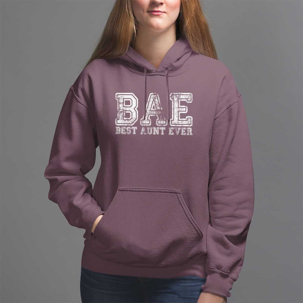 Best Aunt Ever Aunts Day Auntie Hoodie TS09 Maroon Print Your Wear