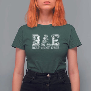 Best Aunt Ever Aunts Day Auntie T Shirt For Women TS09 Dark Forest Green Print Your Wear