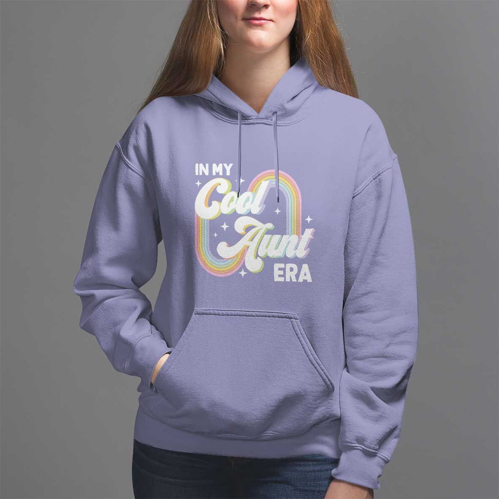 In My Cool Aunt Era Rainbow Groovy Hoodie TS09 Violet Print Your Wear