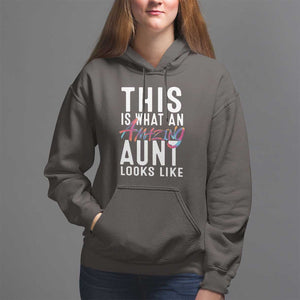 Funny Auntie Hoodie This is What an Amazing Aunt Looks Like TS09 Dark Chocolate Print Your Wear