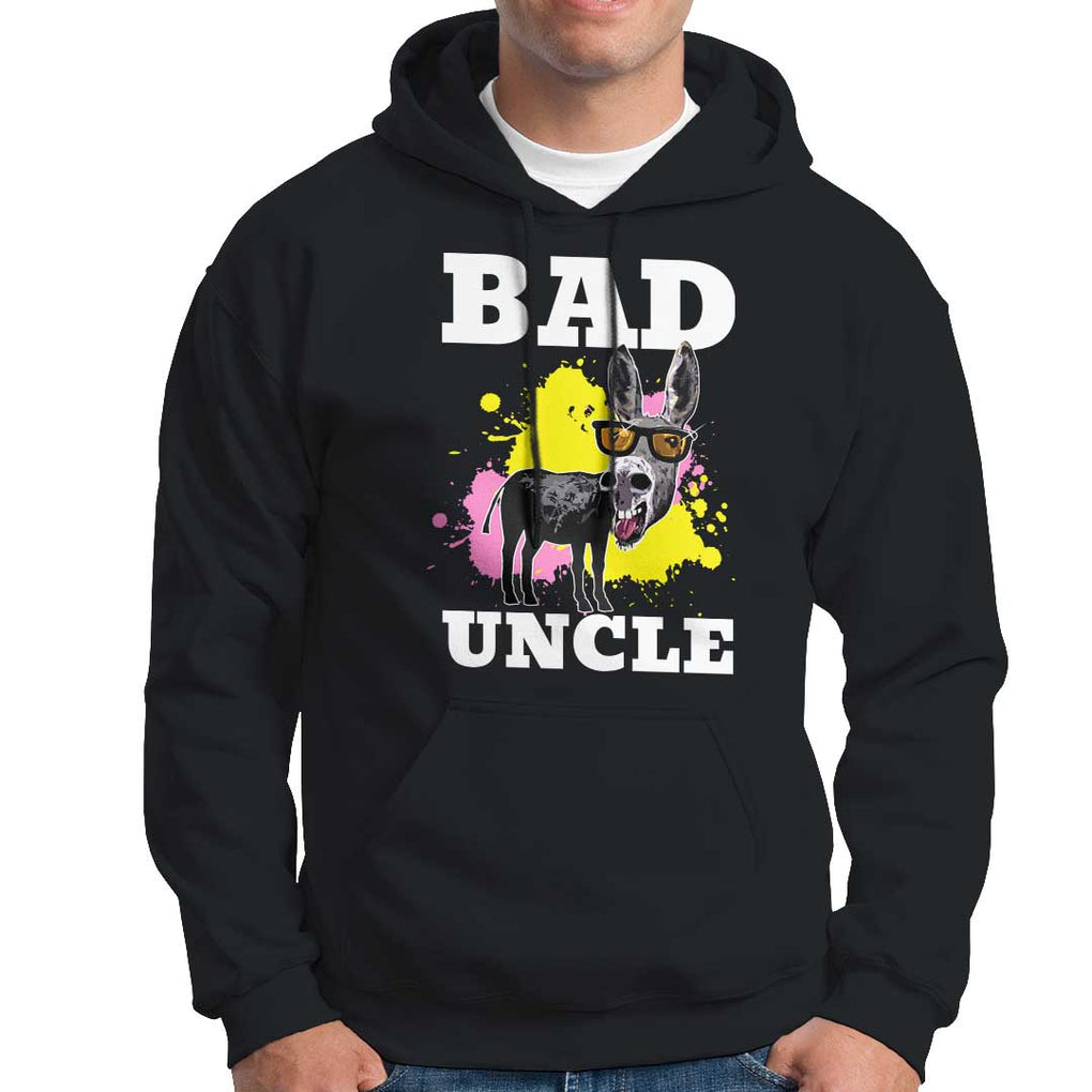 Funny BADASS Uncle Pun Hoodie TS09 Black Print Your Wear
