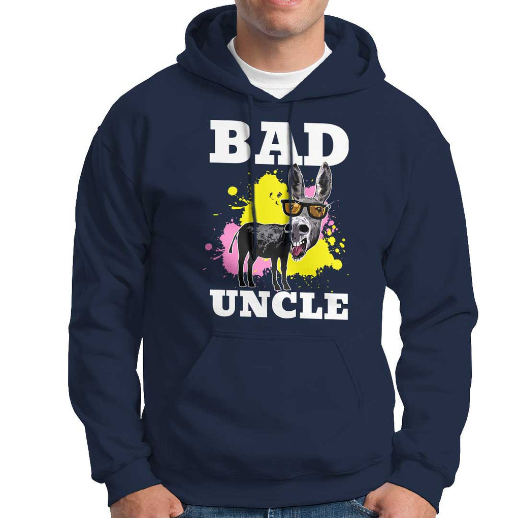 Funny BADASS Uncle Pun Hoodie TS09 Navy Print Your Wear