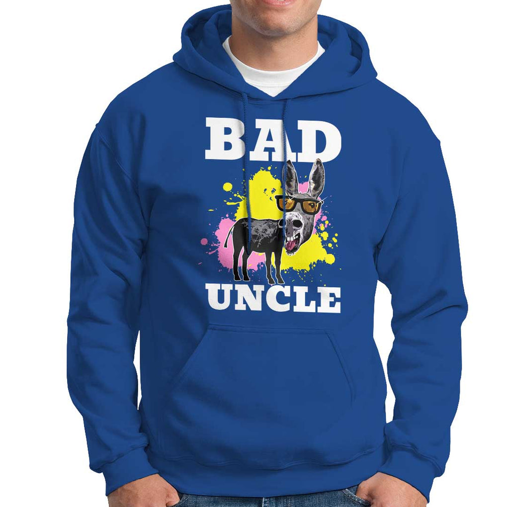 Funny BADASS Uncle Pun Hoodie TS09 Royal Blue Print Your Wear