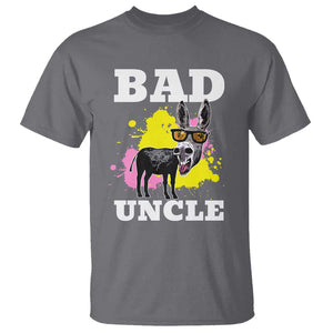 Funny BADASS Uncle Pun T Shirt TS09 Charcoal Print Your Wear