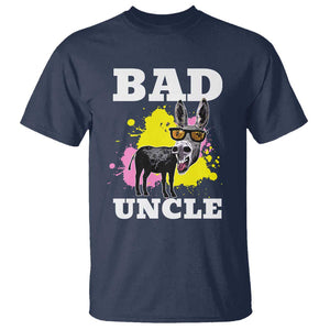 Funny BADASS Uncle Pun T Shirt TS09 Navy Print Your Wear