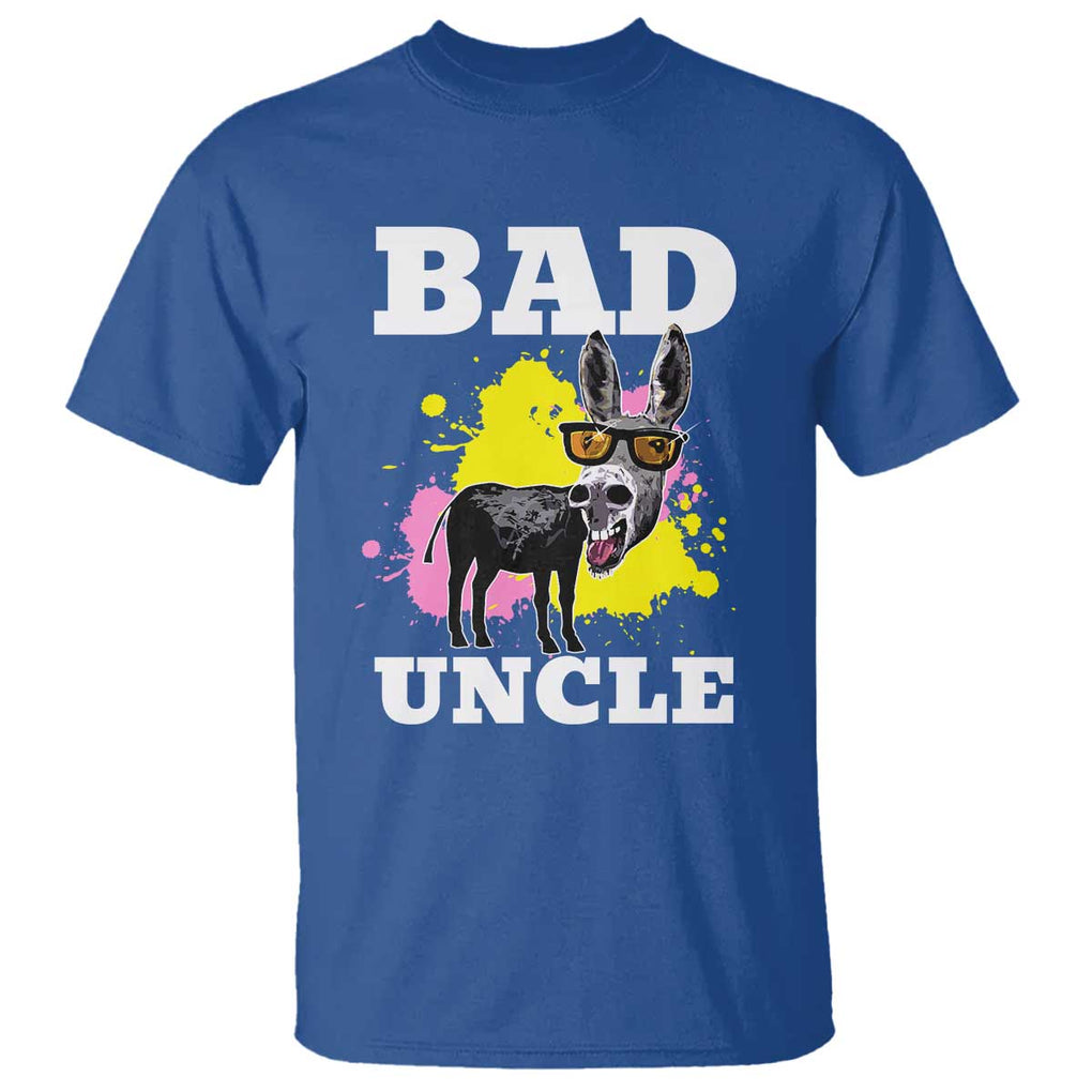 Funny BADASS Uncle Pun T Shirt TS09 Royal Blue Print Your Wear