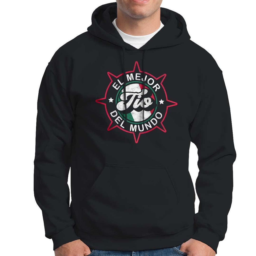 Mexican Uncle Hoodie El Mejor To Del Mundo TS09 Black Print Your Wear