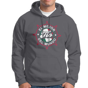 Mexican Uncle Hoodie El Mejor To Del Mundo TS09 Charcoal Print Your Wear