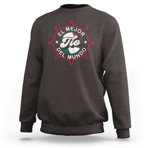 Mexican Uncle Sweatshirt El Mejor To Del Mundo TS09 Dark Chocolate Print Your Wear