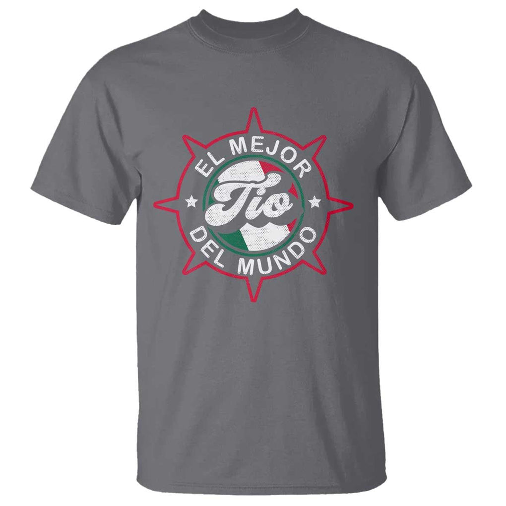 Mexican Uncle T Shirt El Mejor To Del Mundo TS09 Charcoal Print Your Wear