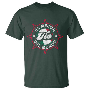 Mexican Uncle T Shirt El Mejor To Del Mundo TS09 Dark Forest Green Print Your Wear