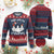 Funny Xmas Ugly Christmas Sweater Chillin With My Snowmies Funny Snowman Friendship TS09 Burgundy Print Your Wear