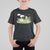 Kawaii Cute Frog Banjo Butterfly Cottagecore Aesthetic T Shirt For Kid TS09 Black Printyourwear
