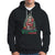 When You're Dead Inside But It's Christmas Chillin Skeleton Hoodie TS09 Black Printyourwear